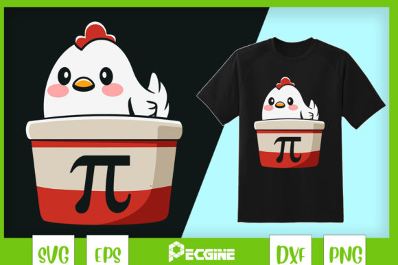 Chicken Pot Pi Funny Math