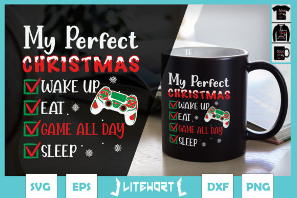 Christmas Gamer My Perfect Christmas Graphics and Crafts