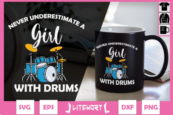 Drumset Percussion Drummer Music Graphics