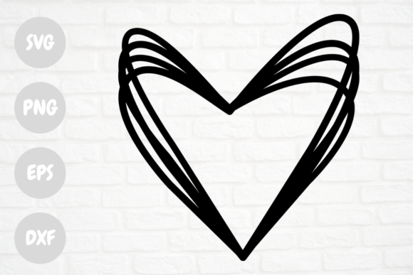 Heart Doodle: Graphics for Editorial and Website Use