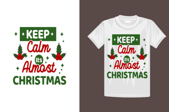 Merry Christmas Lettering T-shirt Design Graphics