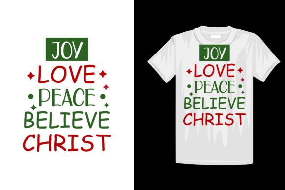 Merry Christmas Typography T-shirt Graphics