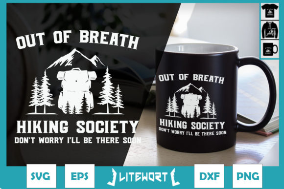 Out of Breath Hiking Society Graphics and Crafts