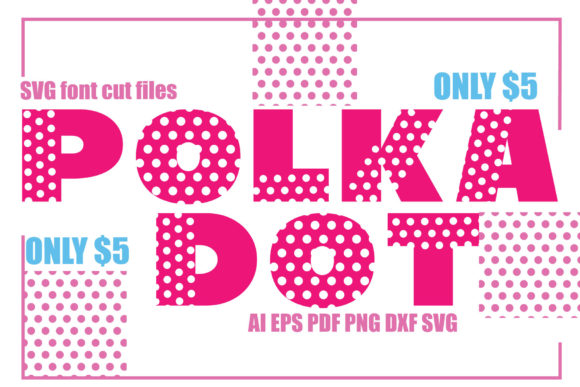 Polka Dot Graphics for Crafts and Creative Design