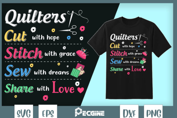 Quilting Quotes Cut, Stitch, Sew, Shar