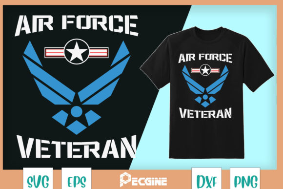 USAF Veteran - Graphics & T-Shirt Designs