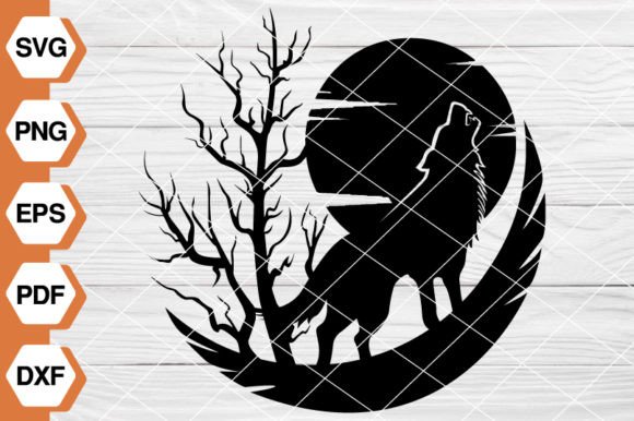 Wolf Moon Graphics and Illustrations